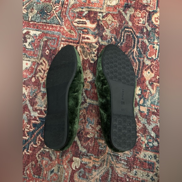 Birdies Emerald Velvet Flats NWOB - Picture 4 of 4